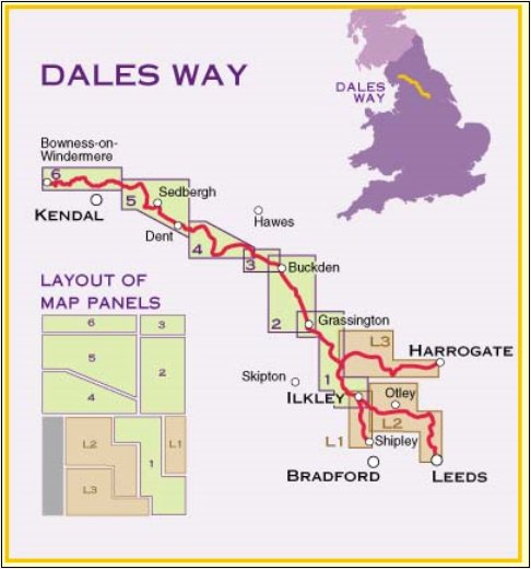 Dales Way Map